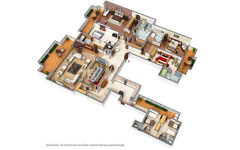 DLF Camellias floor plans
