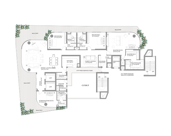 Paras Quartier floor plans