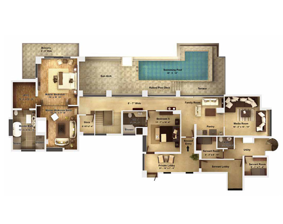 pioneer araya floor plans